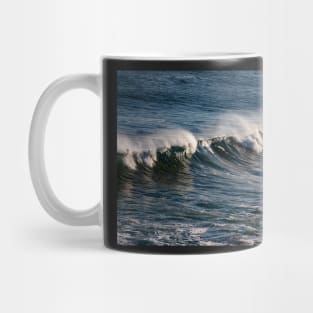 White horses and spray Mug